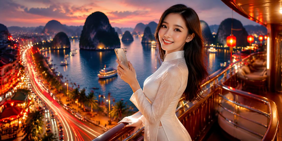 Người dùng trải nghiệm casino trực tuyến an toàn trên di động tại Vịnh Hạ Long