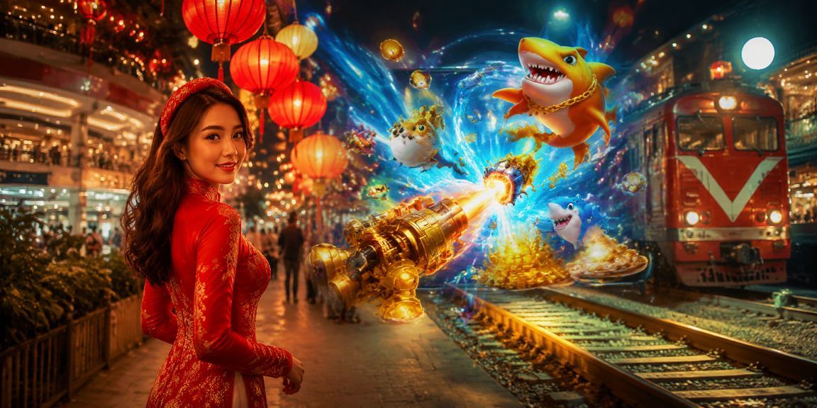 Người dùng trải nghiệm bắn cá 2600 tại khu chợ đêm Hà Nội trên điện thoại