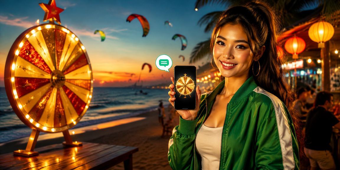 Không khí chợ đêm Mũi Né và trải nghiệm chơi casino roulette trực tuyến tại 2600